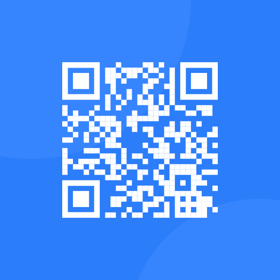 QR Code and text